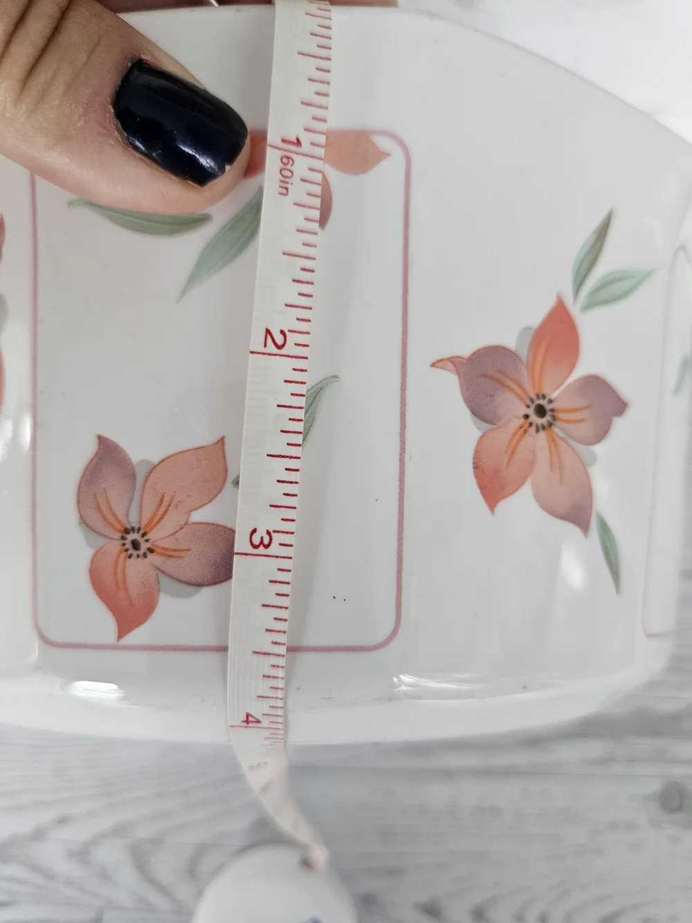 VINTAGE HARUMI JAPAN FLORAL CASSEROLE DISH